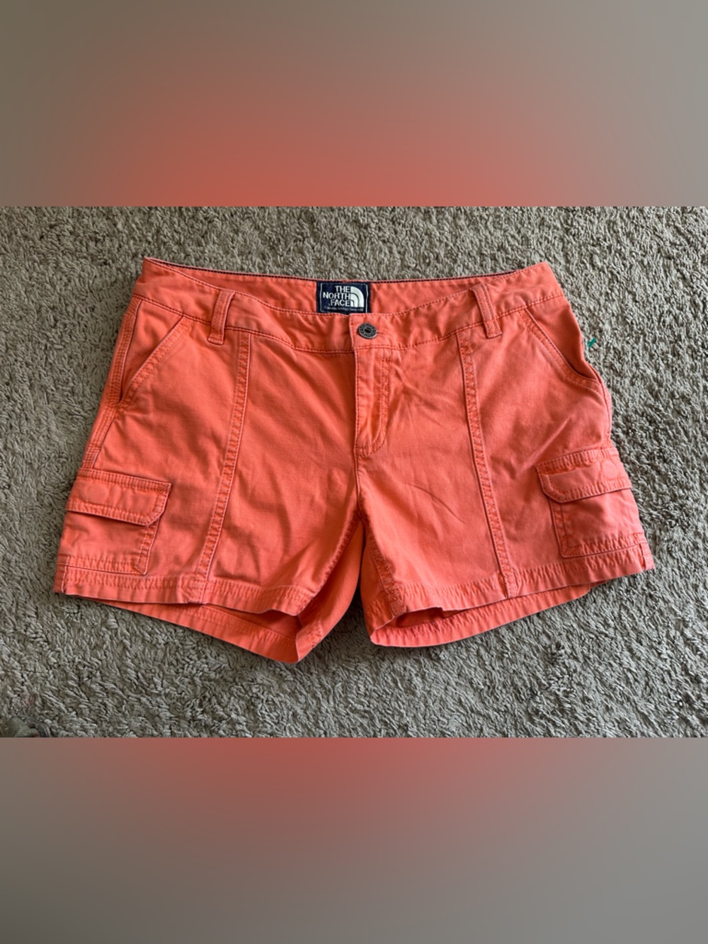 The North Face Orange Women's Cargo Shorts